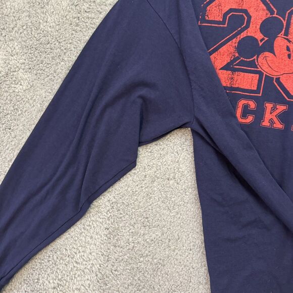 Vintage Disney Shirt Adult XL Y2K Mickey 28 Disneyland Resort Cotton Long Sleeve - Picture 6 of 15